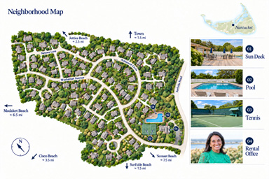Neighborhood map of Nashaquisset