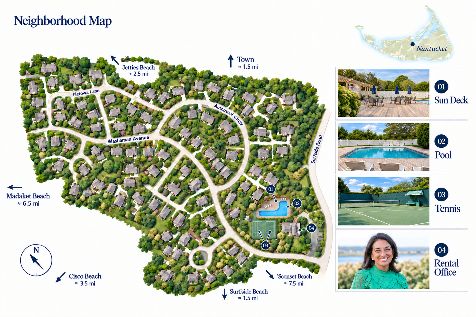 Neighborhood map of Nashaquisset